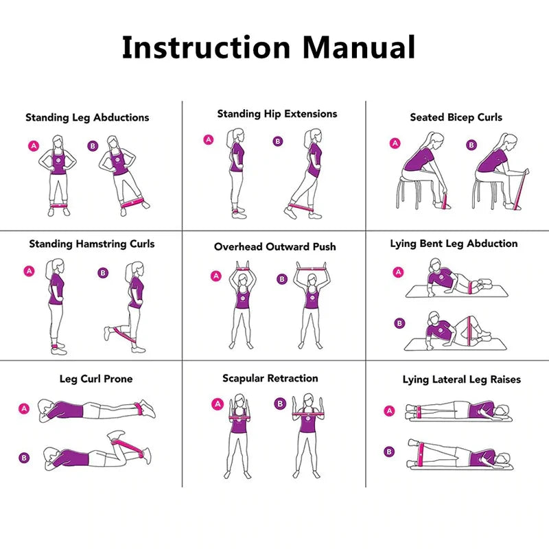 Gym Strength Resistance Bands